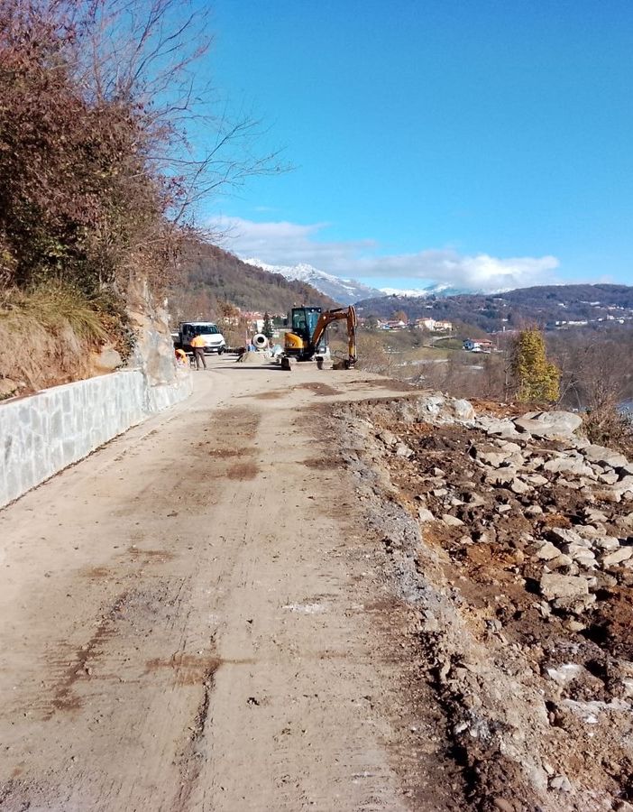 Lavoro in corso quasi finiti: si avvicina la riapertura della provinciale 61 di Issiglio