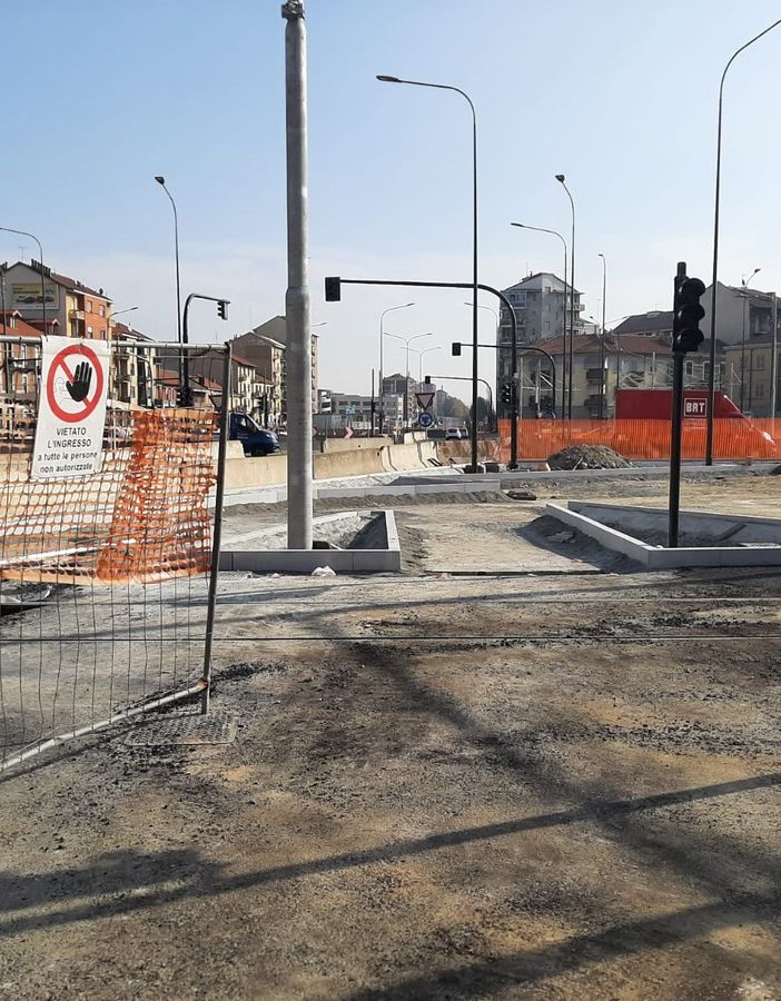 lavori corso grosseto - foto d'archivio