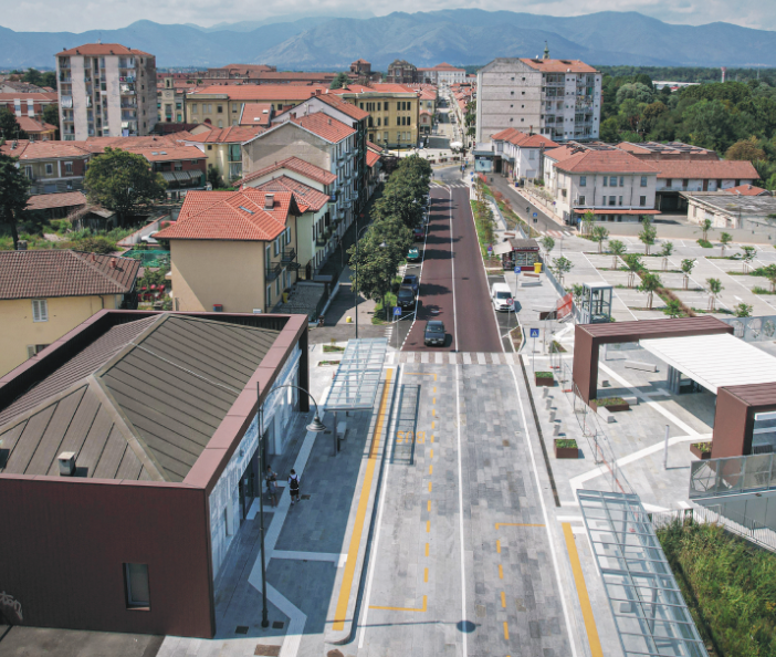 planimetria dall'alto di cantiere