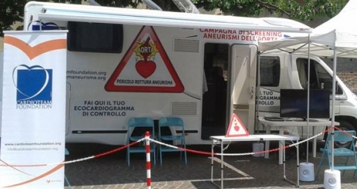 Screening gratuito dell’aorta a Torino, grazie a un CardioVan “on-the road”