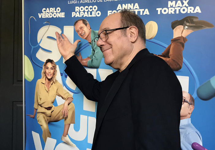 Carlo Verdone a Torino presenta il suo ultimo film: “Città tra le più belle d’Italia, la tenete splendidamente”