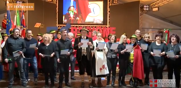Il consiglio regionale del Piemonte al Galà di Carnevale di Santhià