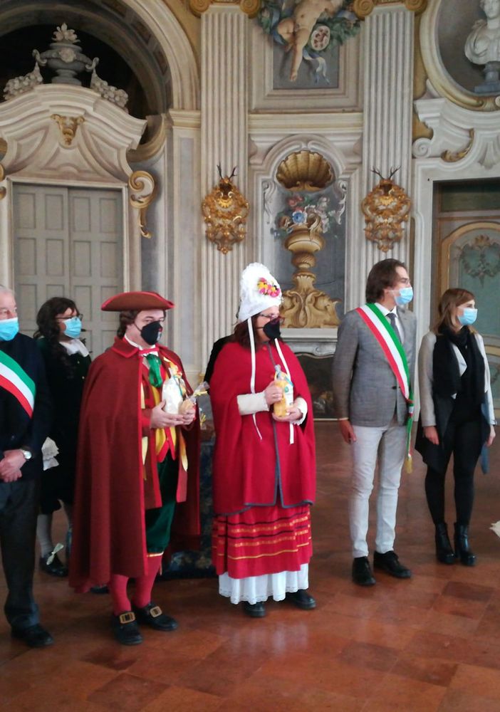 Alla Palazzina di Stupinigi primo atto del Carnevale 2021 (FOTO)