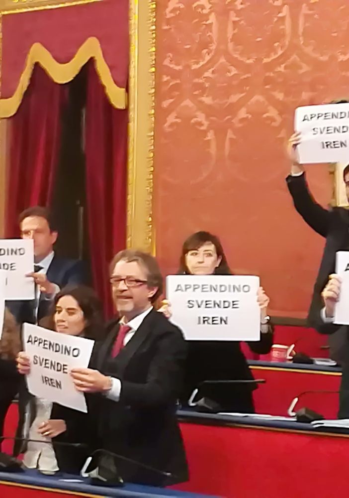 La Sala Rossa approva la modifica dello statuto e dei patti parasociali Iren tra le proteste della minoranza