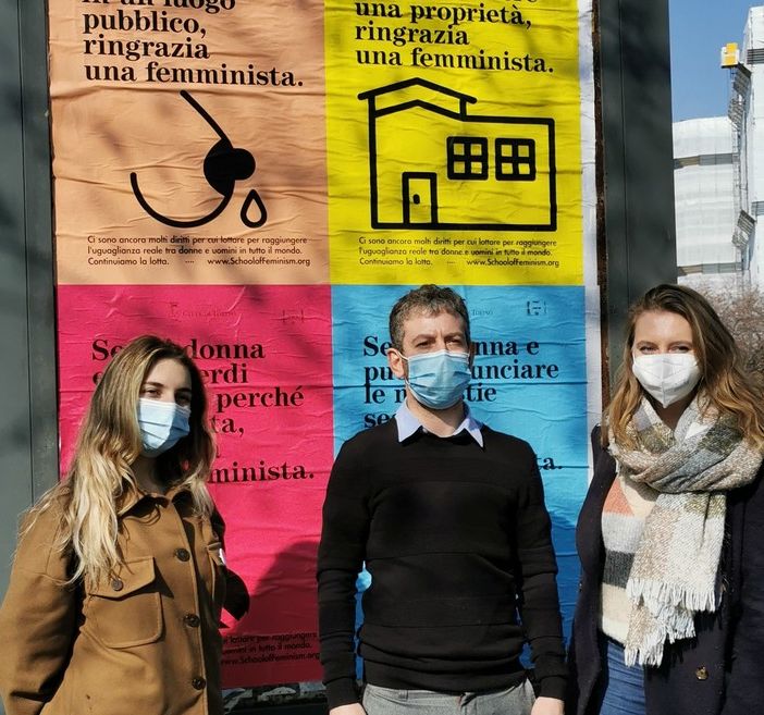 cartelloni pubblicitari pro femminismo