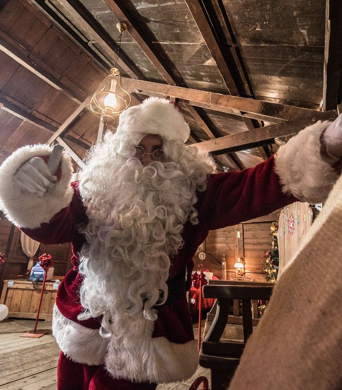la casa di babbo natale