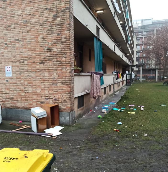 case occupate in via Aosta