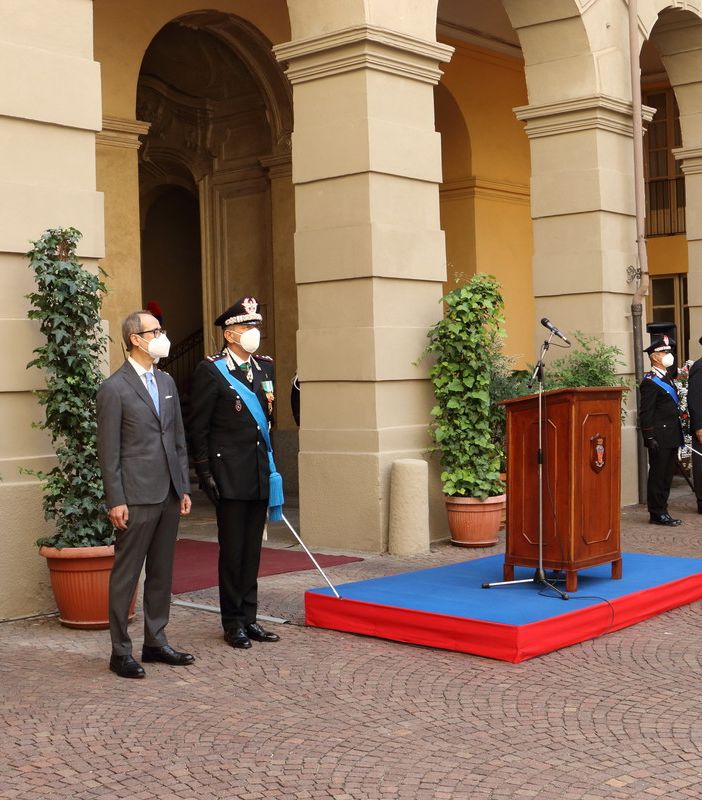 cerimonia carabinieri 207 anni fondazione