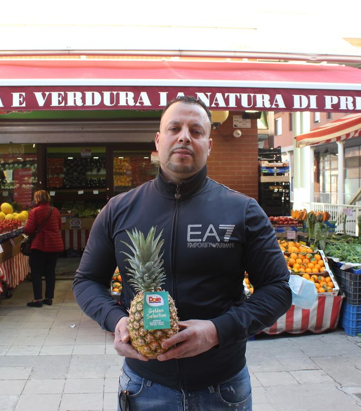 Chicco, ambulante di frutta e verdura