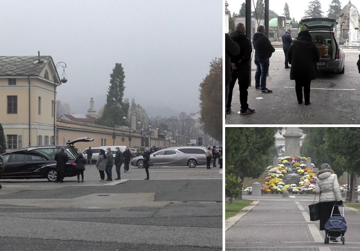 Covid, al Monumentale torna la processione dei carri funebri: “Un via vai continuo, oggi 85 funerali” (FOTO e VIDEO)