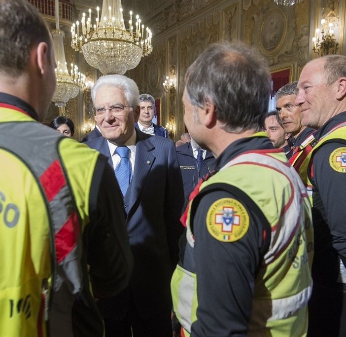 Il CNSAS dal Presidente Mattarella