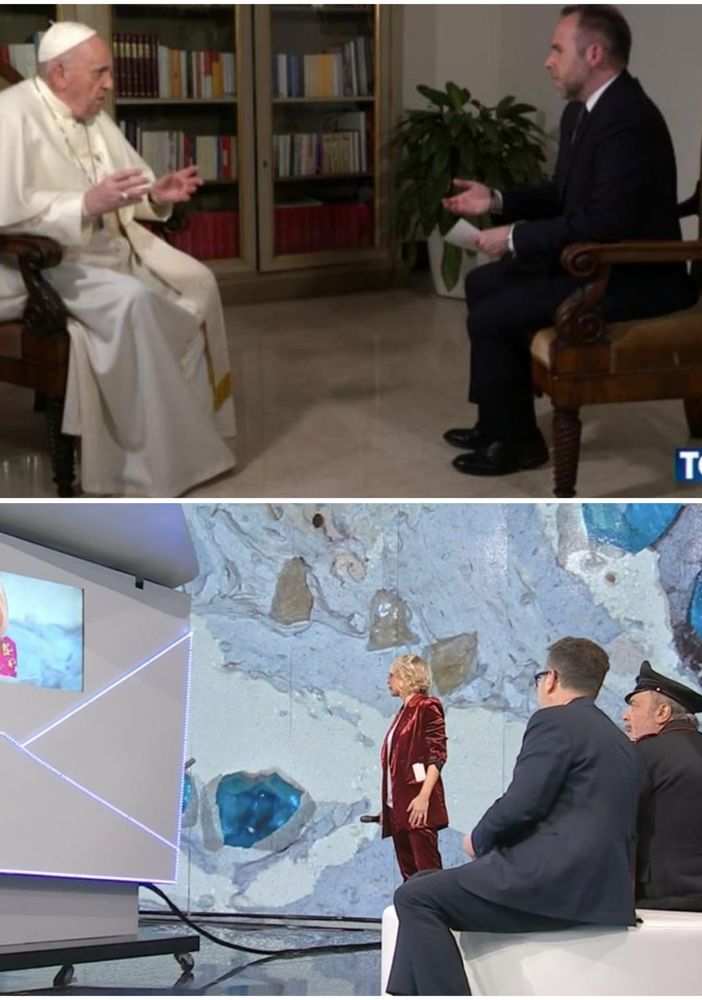 collage di immagini televisive