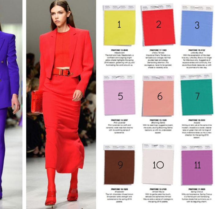 I colori di tendenza per la Primavera Estate 2018