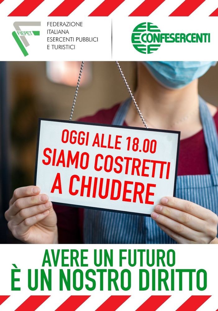 Chiusura alle 18, gli esercenti di Torino mettono il malcontento in vetrina