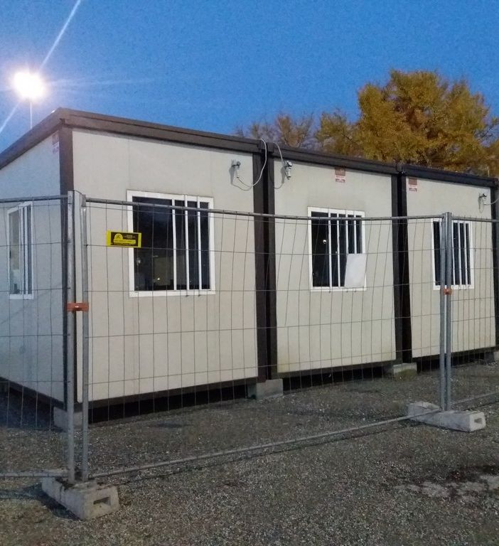Piazza d'Armi si prepara all'emergenza freddo: arrivano i container per i senzatetto [FOTO]