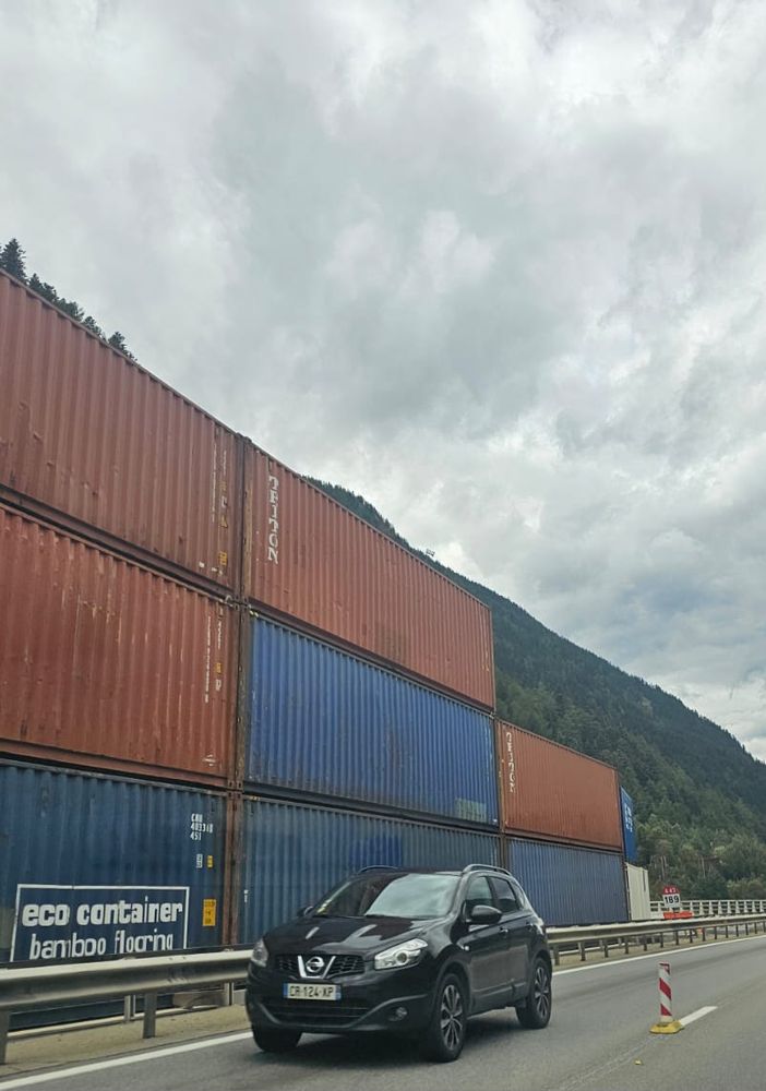 Il versante francese del collegamento ferroviario del Frejus