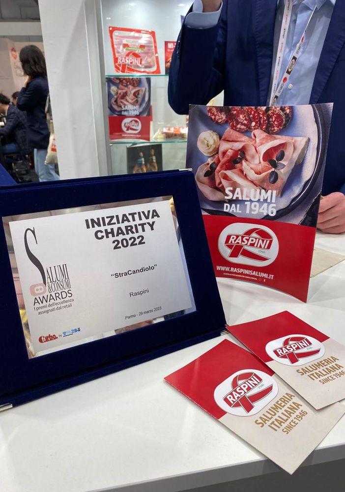 Raspini premiata con due &quot;Salumi&amp;Consumi Awards&quot;