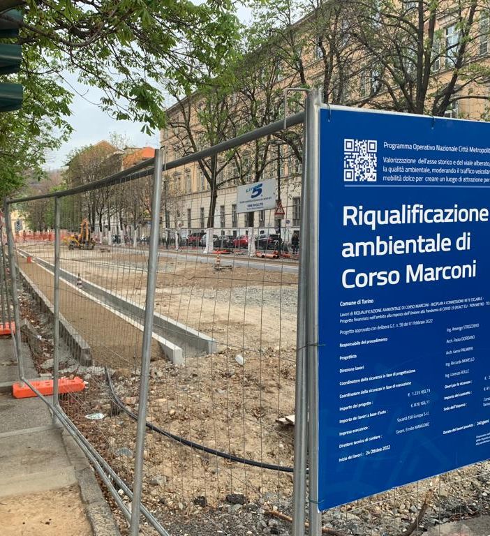 corso marconi lavori