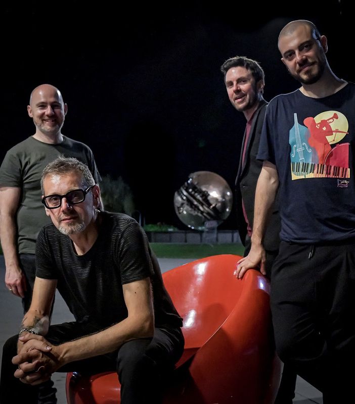 In foto, il quartetto di Fabrizio Bosso