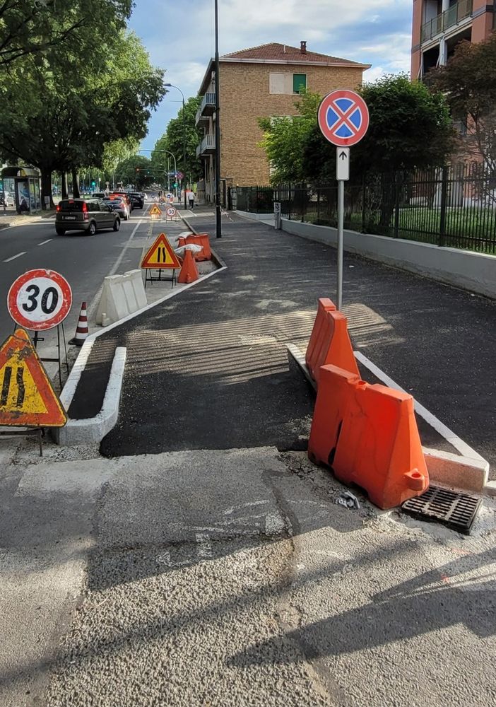 ciclabile controviale potenza