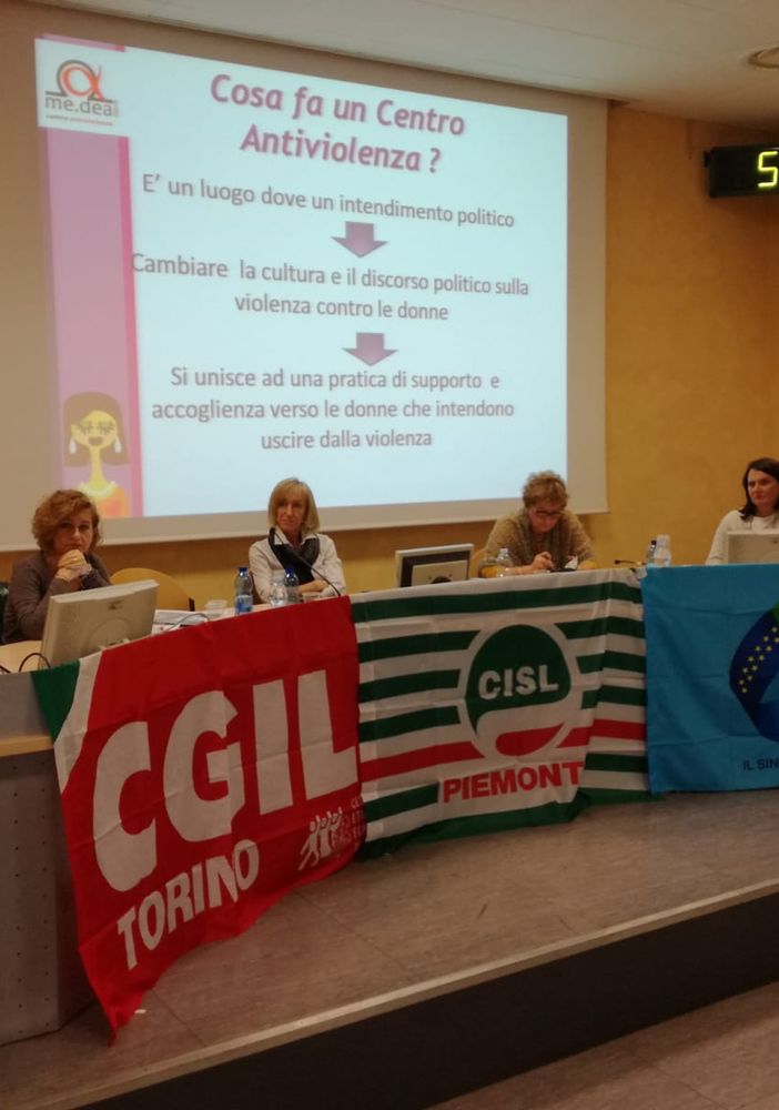 Antenne sindacali nelle aziende, CGIL CISL e UIL in prima fila contro la violenza di genere: il Piemonte è pioniere in tutta Italia