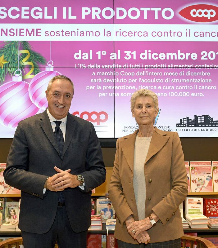 Una spesa per la lotta contro il cancro a sostegno di Candiolo 