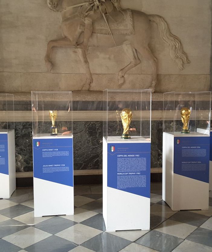 Le coppe dell'Italia a Palazzo di Città