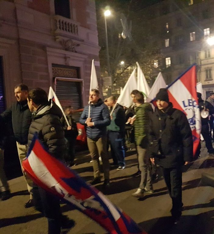 Sicurezza, ieri sera il corteo della Lega Nord in San Salvario