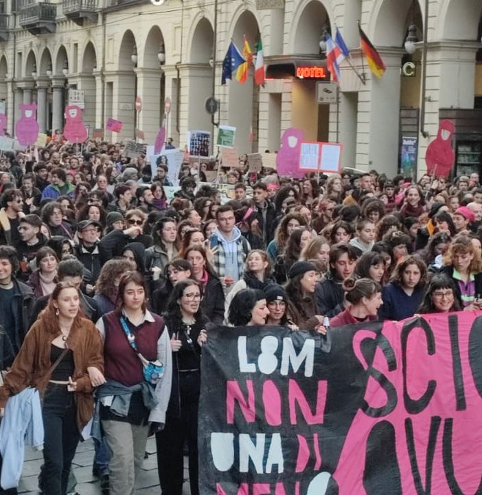 corteo non una di meno