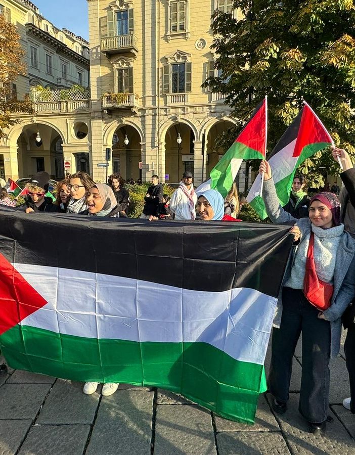 manifestazione pro Palestina