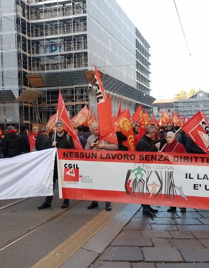 corteo primo maggio a Torino