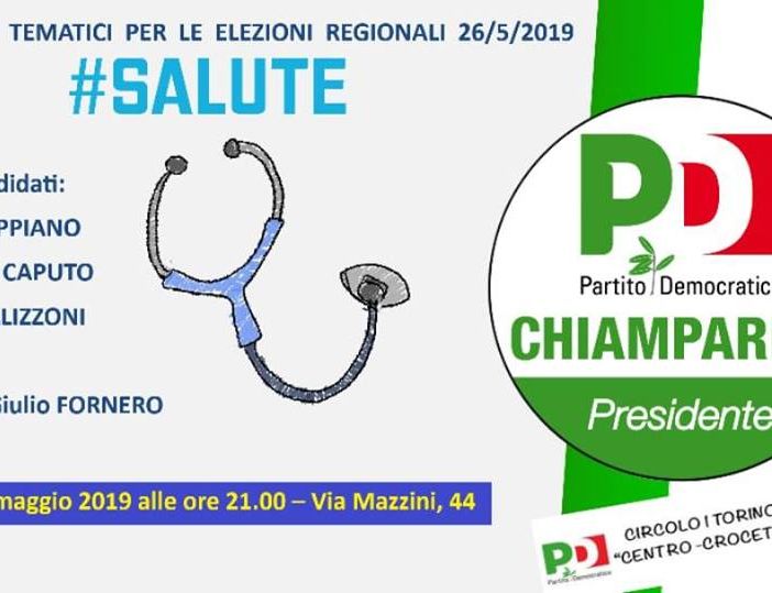 Elezioni regionali, incontro con Salizzoni e Appiano per parlare di politiche sulla Salute