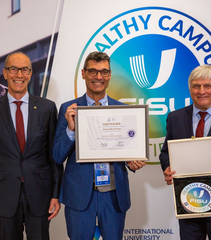 Progetto Healthy Campus, Unito premiata dalla Federazione Internazionale Sport Universitari