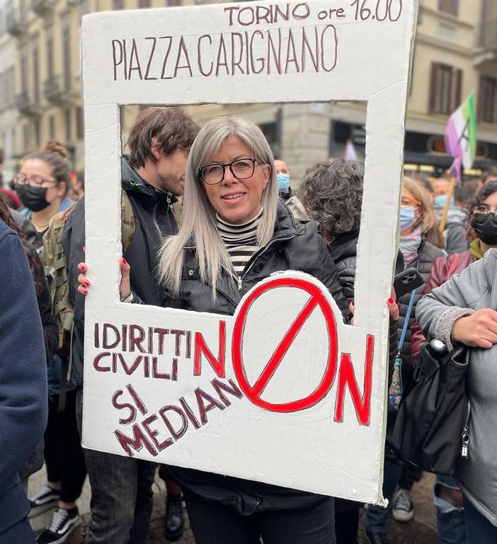 Ddl Zan, protesta a Torino: “La nostra gaiezza non ce la toglierà mai nessuno”