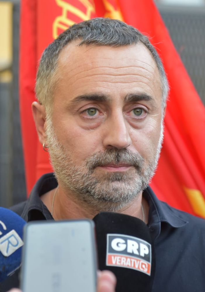 Michele De Palma, segretario generale Fiom, ospite a Torino