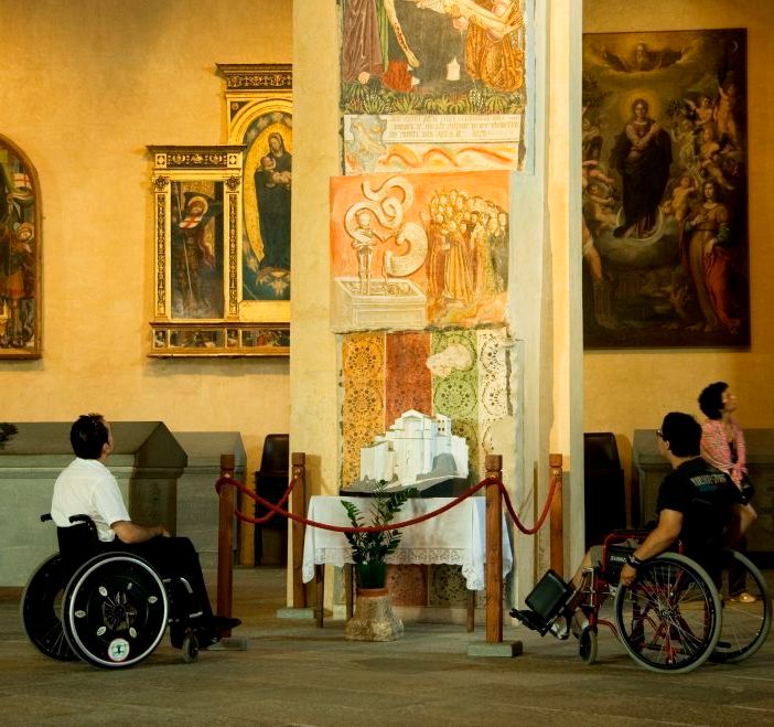 persone disabili al museo