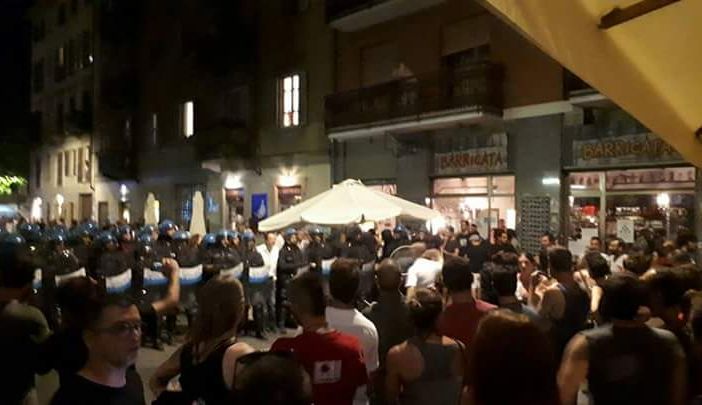 La lunga notte della polemica social dopo gli scontri di piazza Santa Giulia