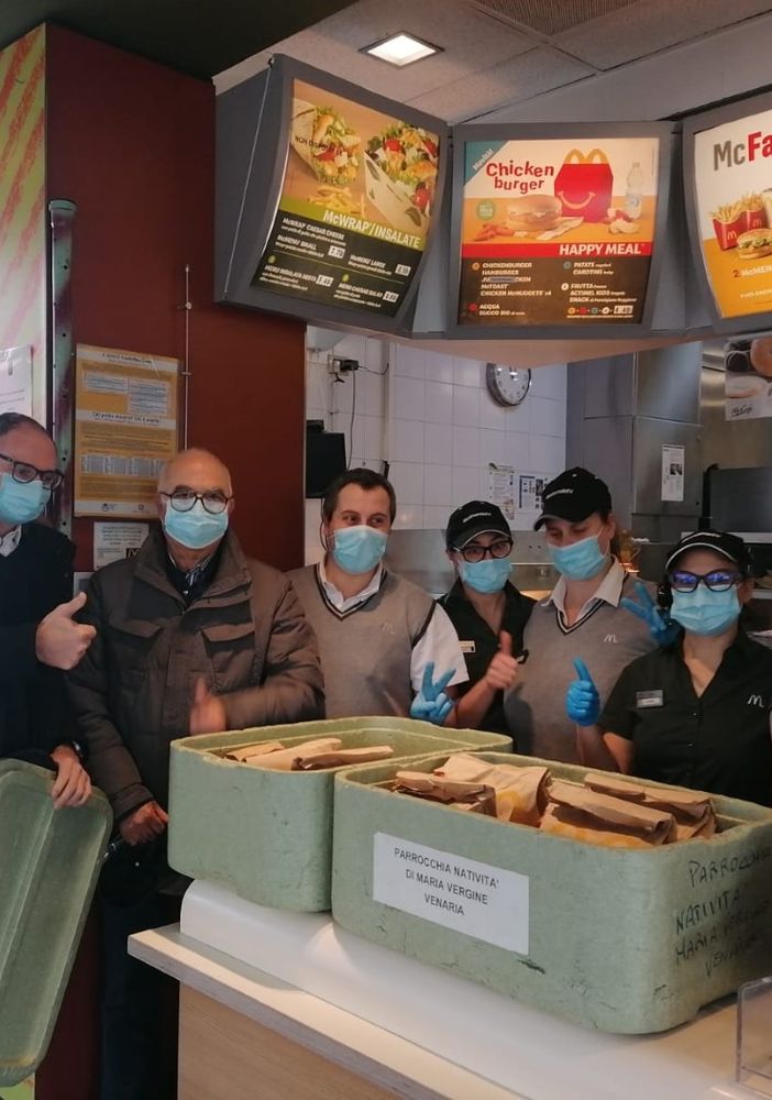 donazione pasti venaria
