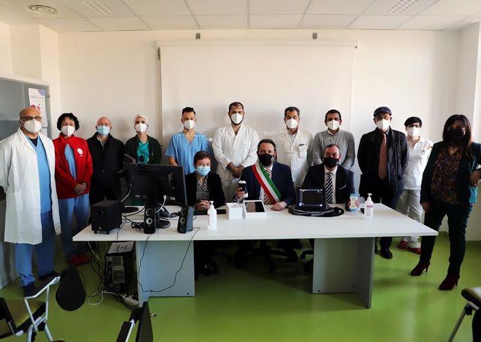 donazione sonde ecografiche all'ospedale di Rivoli