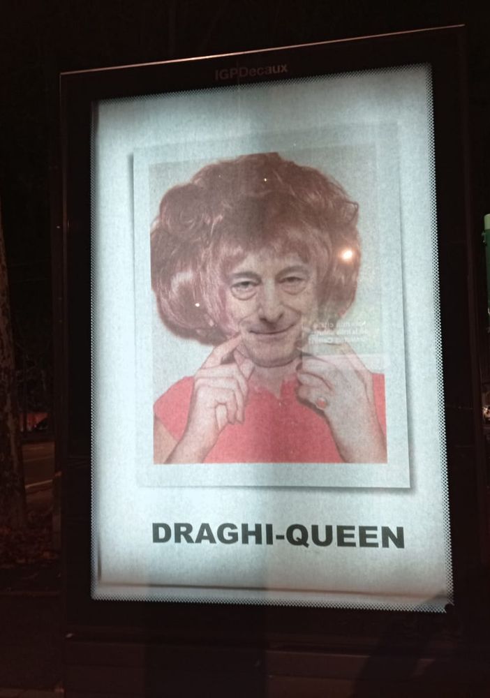 Draghi Queen, nuova installazione artistica