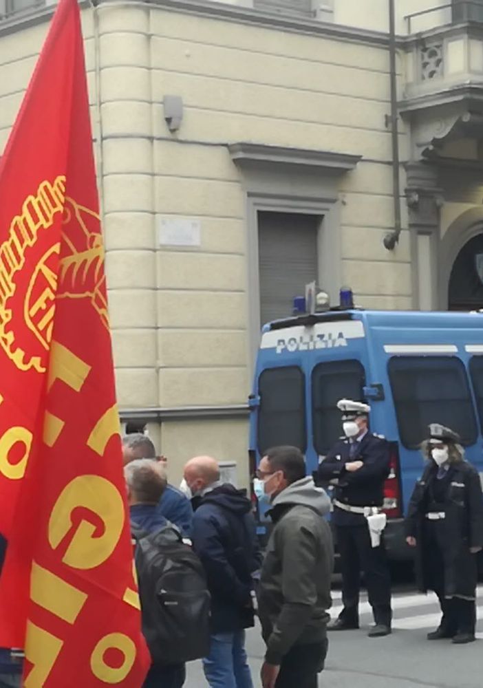 Ieri un'altra manifestazione di operai Embraco