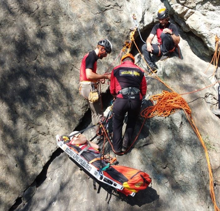 Esercitazione del Soccorso Alpino