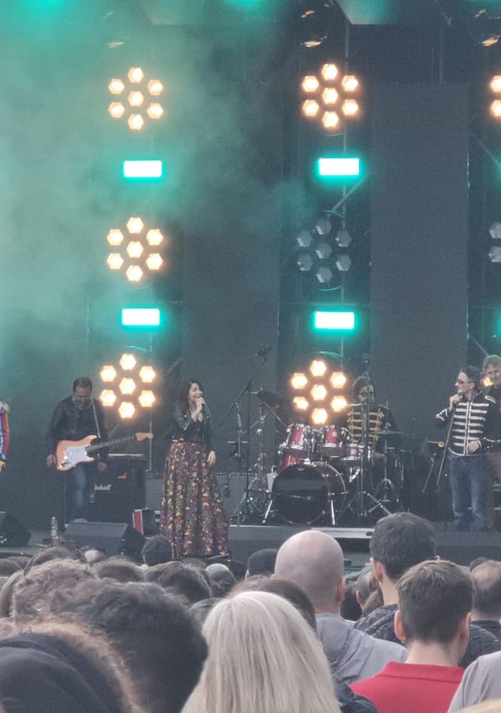Cristina D'Avena e Gem Boy all'Eurovillage