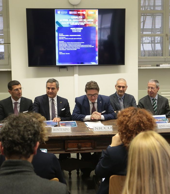 I consulenti del lavoro di Torino festeggiano i loro primi 45 anni