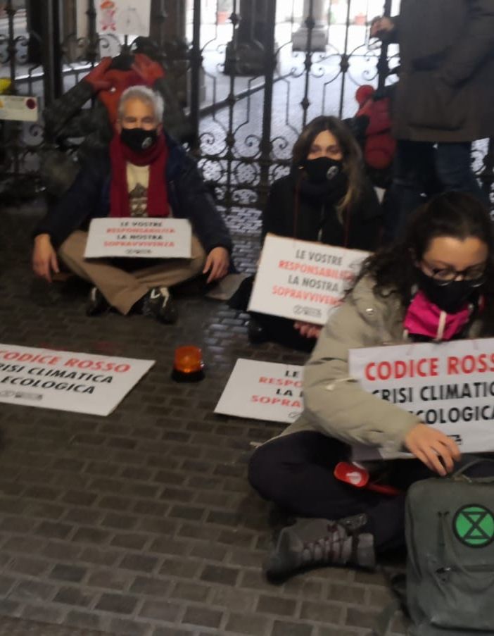 Protesta ambientalista nel centro di Torino