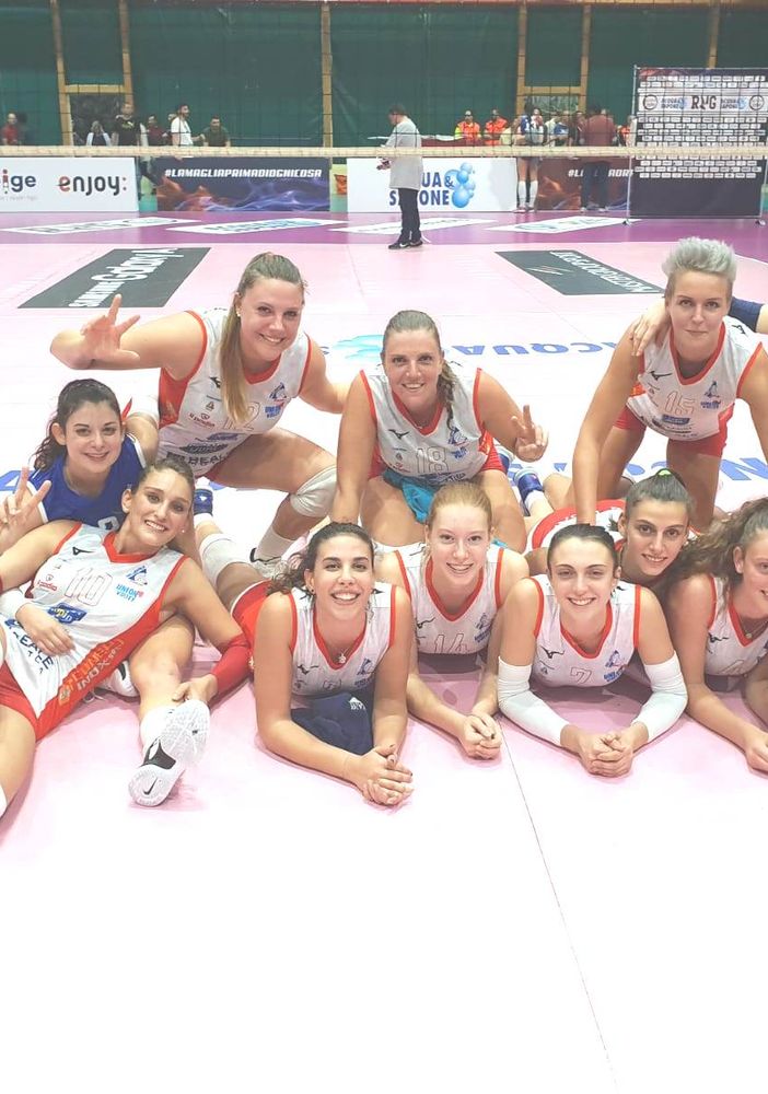 Eurospin Ford Sara Pinerolo schiacciasassi: 3 a 0 a Roma al l’Acqua e Sapone Volleygroup