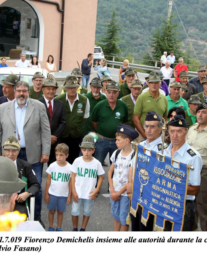 Il sindaco di Piobesi ospite d'onore nel Savonese per la festa degli Alpini