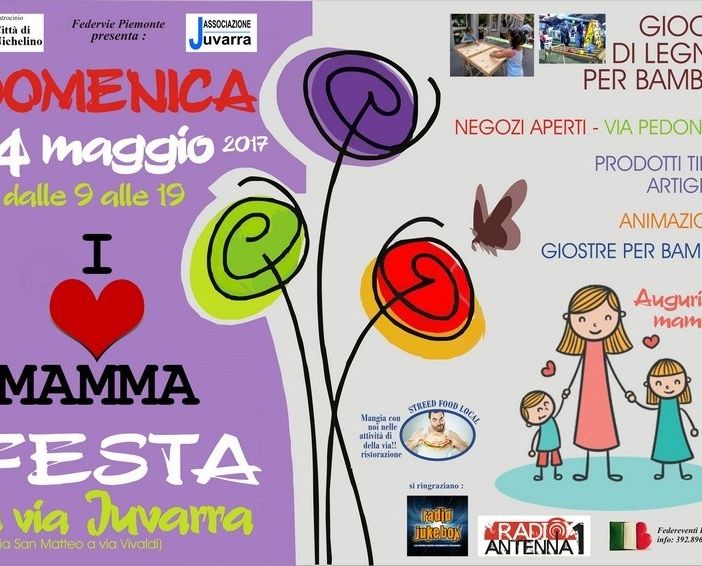 Anche Nichelino oggi festeggia la mamma