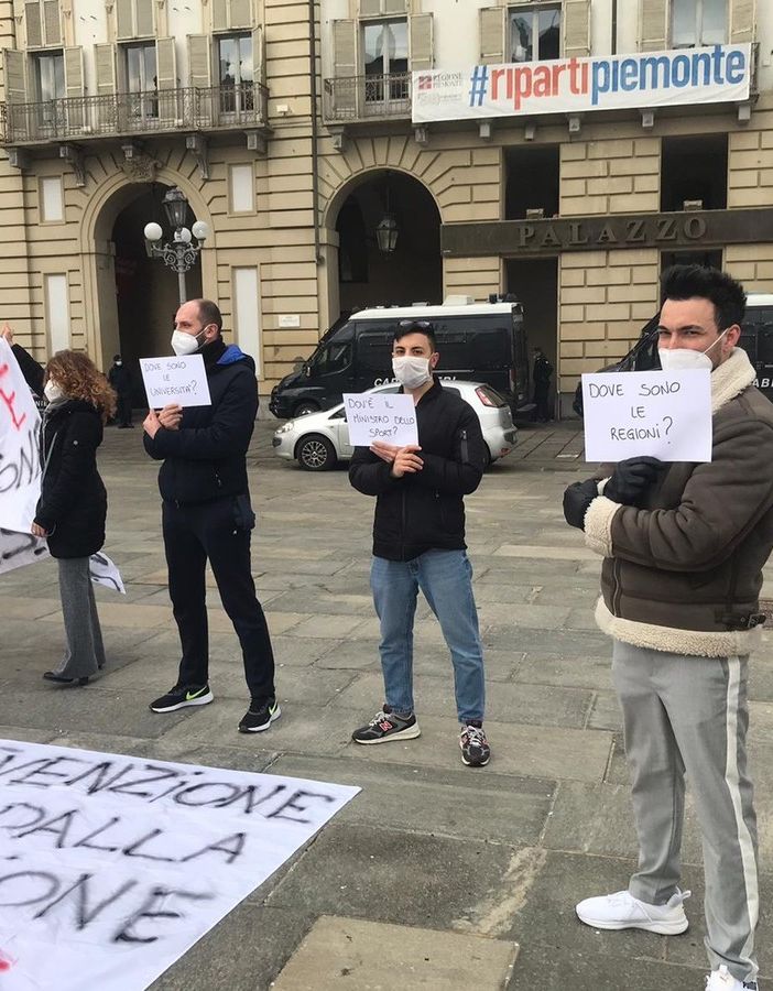 Flash mob in piazza Castello
