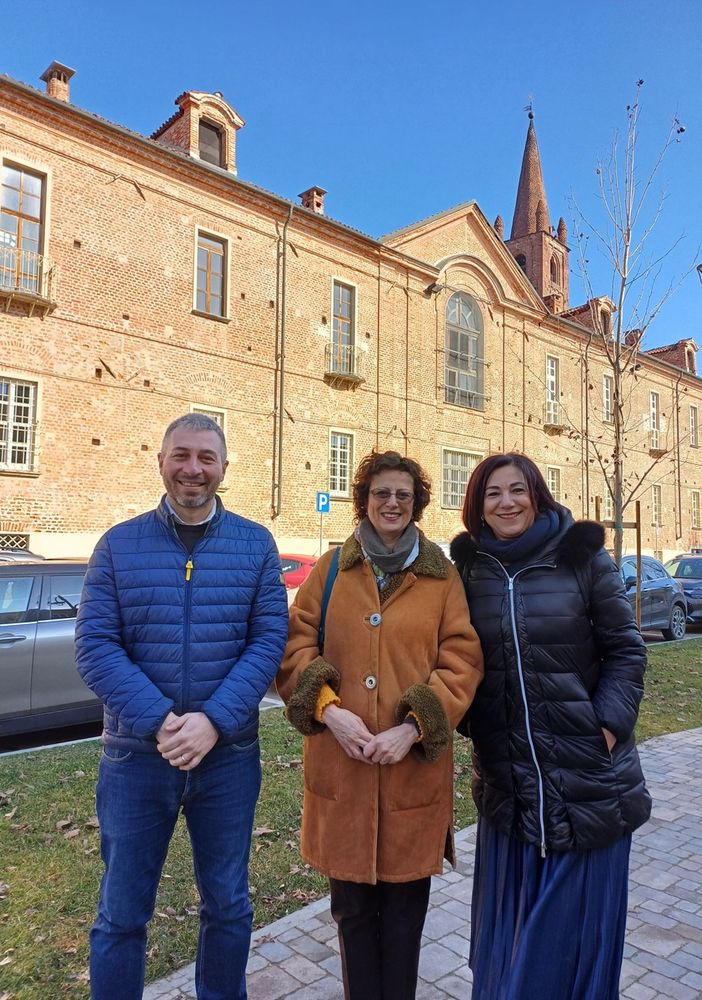 La visita del vicesindaco Jacopo Suppo con la consigliera delegata Caterina Greco